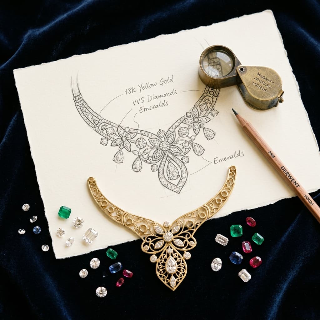 Bespoke jewelry design process